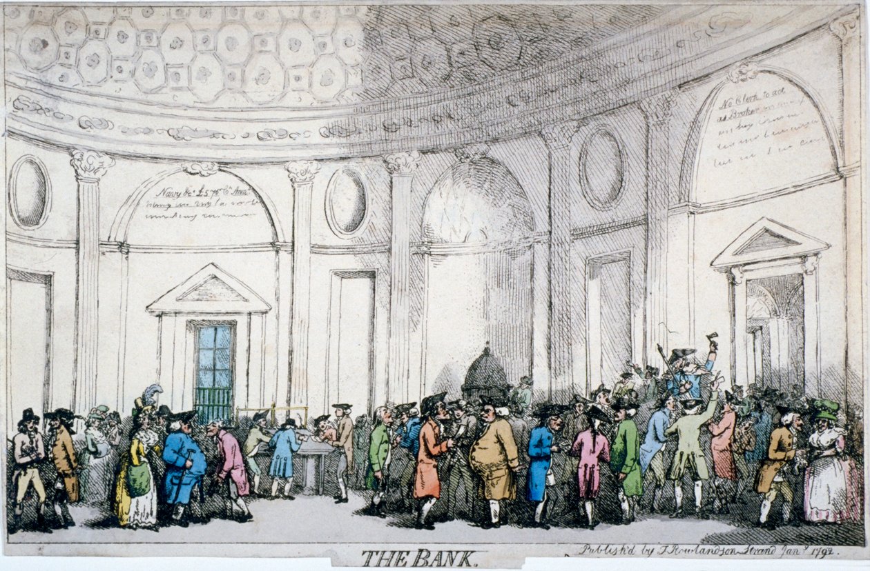 Vue intérieure de la Banque d