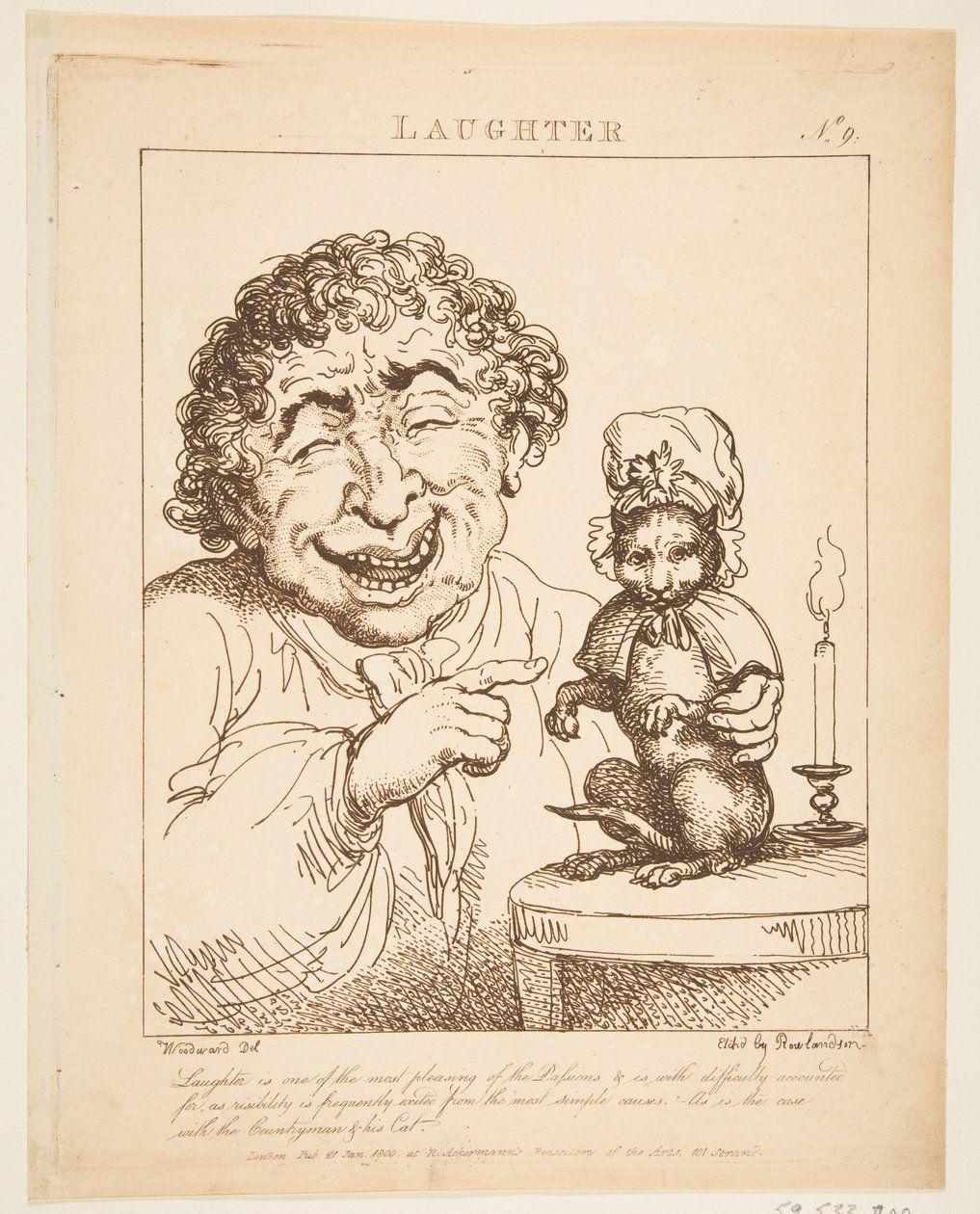 Le Rire Le Brun Travesti, ou Caricatures des Passions - Thomas Rowlandson