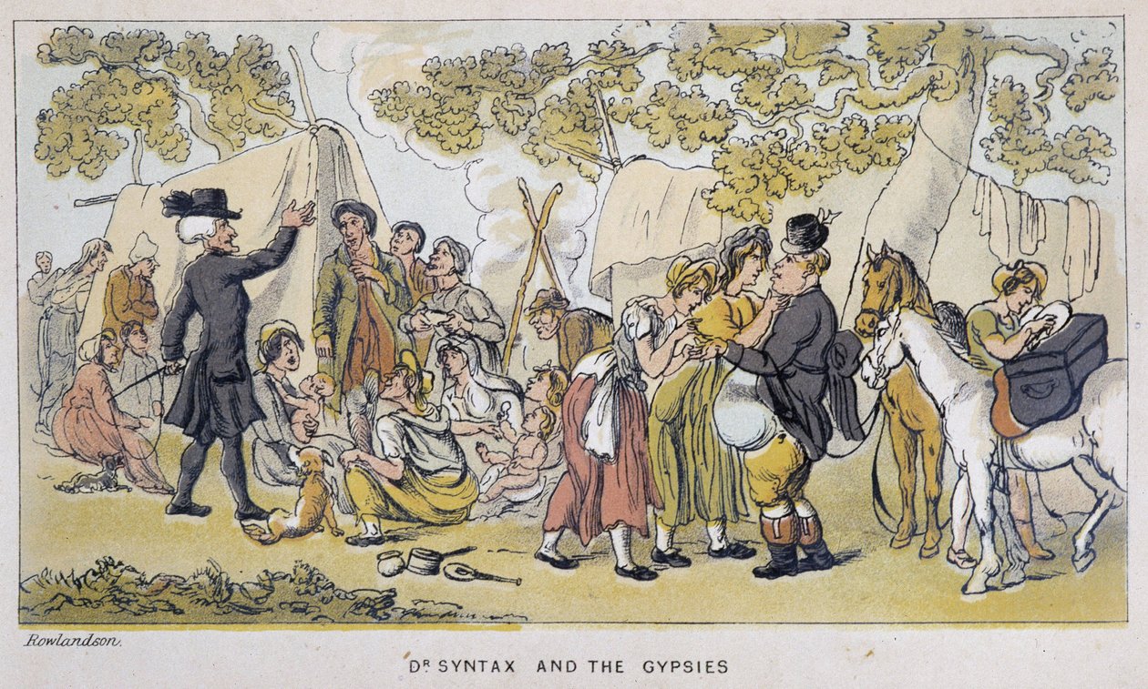 Le docteur et les Gitans - Thomas Rowlandson