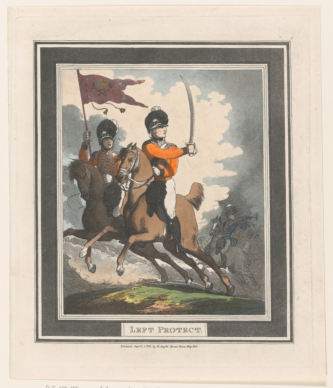 Protection de gauche, 1er septembre 1798 - Thomas Rowlandson