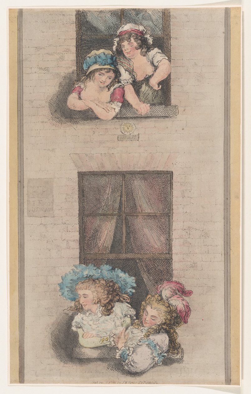 Servantes et maîtresses, 1er décembre 1791 - Thomas Rowlandson