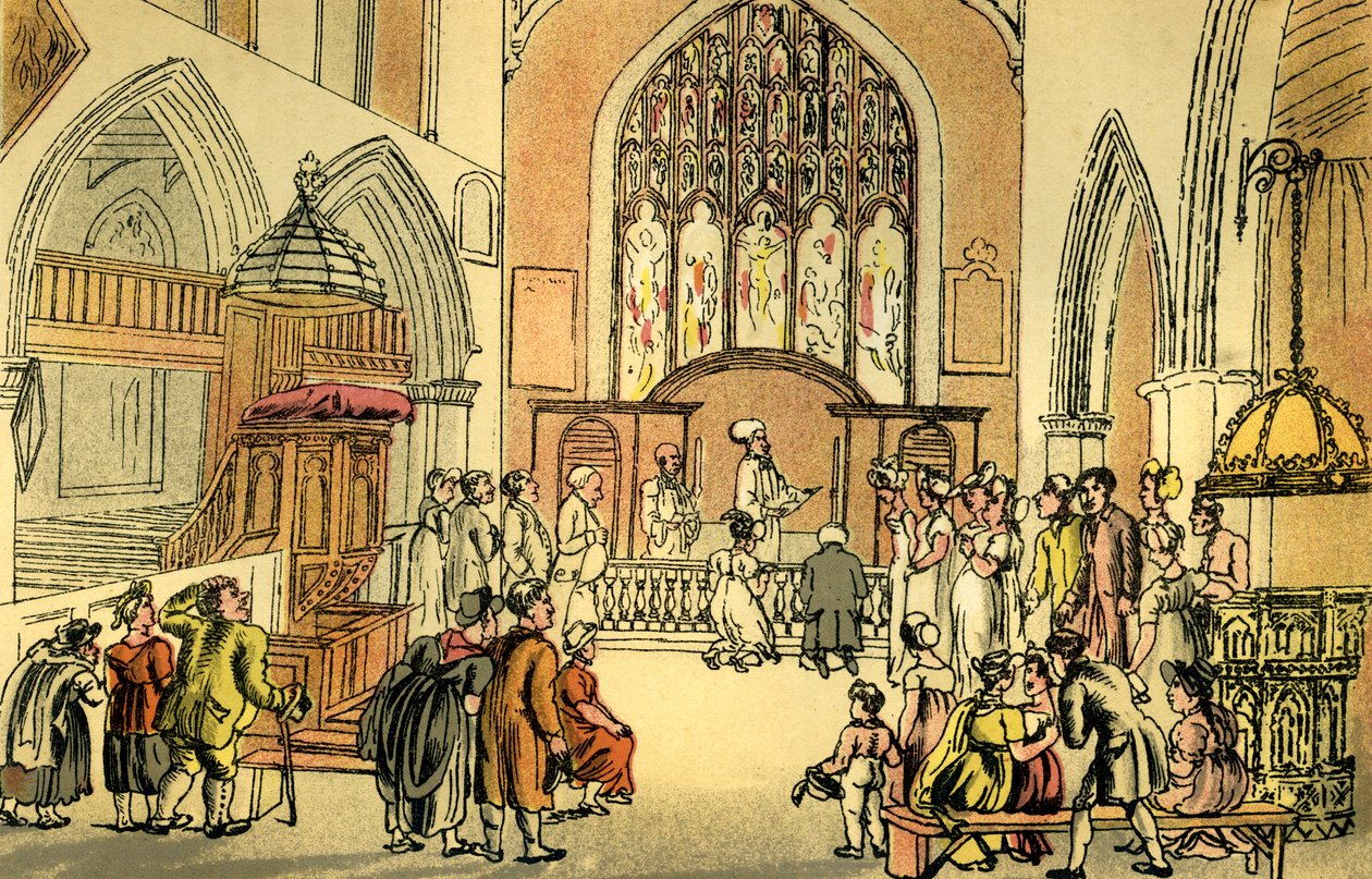 Mariage du Dr Dicky Bend - Thomas Rowlandson