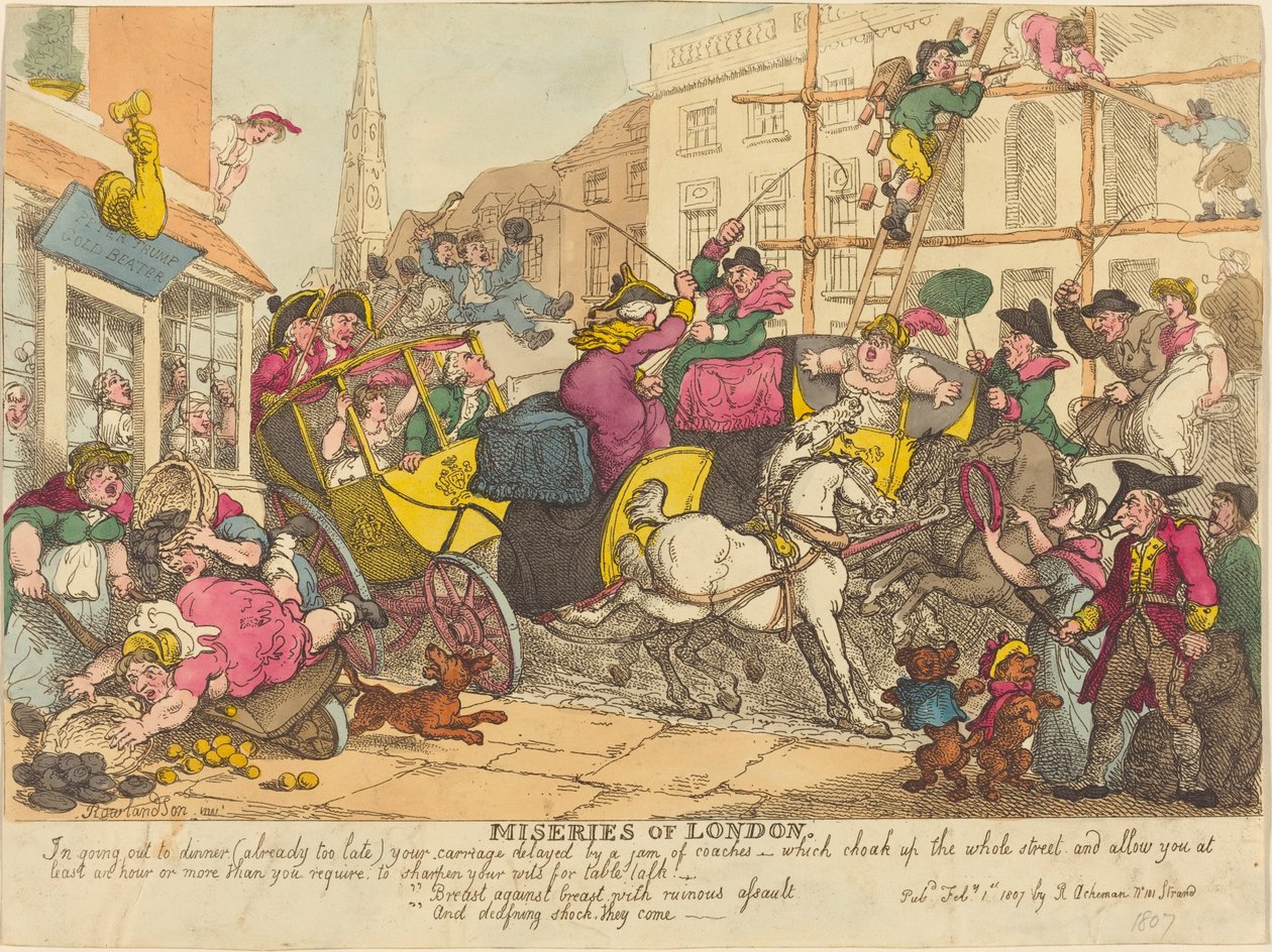 Misères de Londres - Thomas Rowlandson