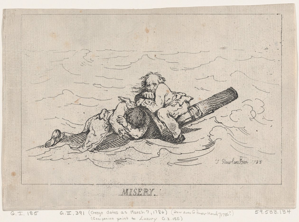 Misère, 1785 - Thomas Rowlandson