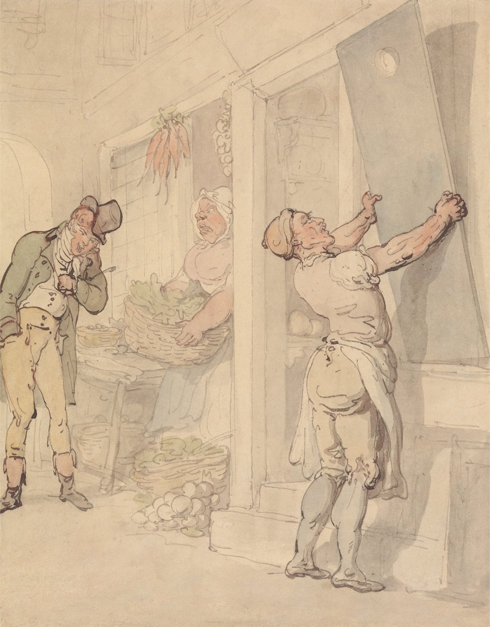 Devant la primeurerie - Thomas Rowlandson