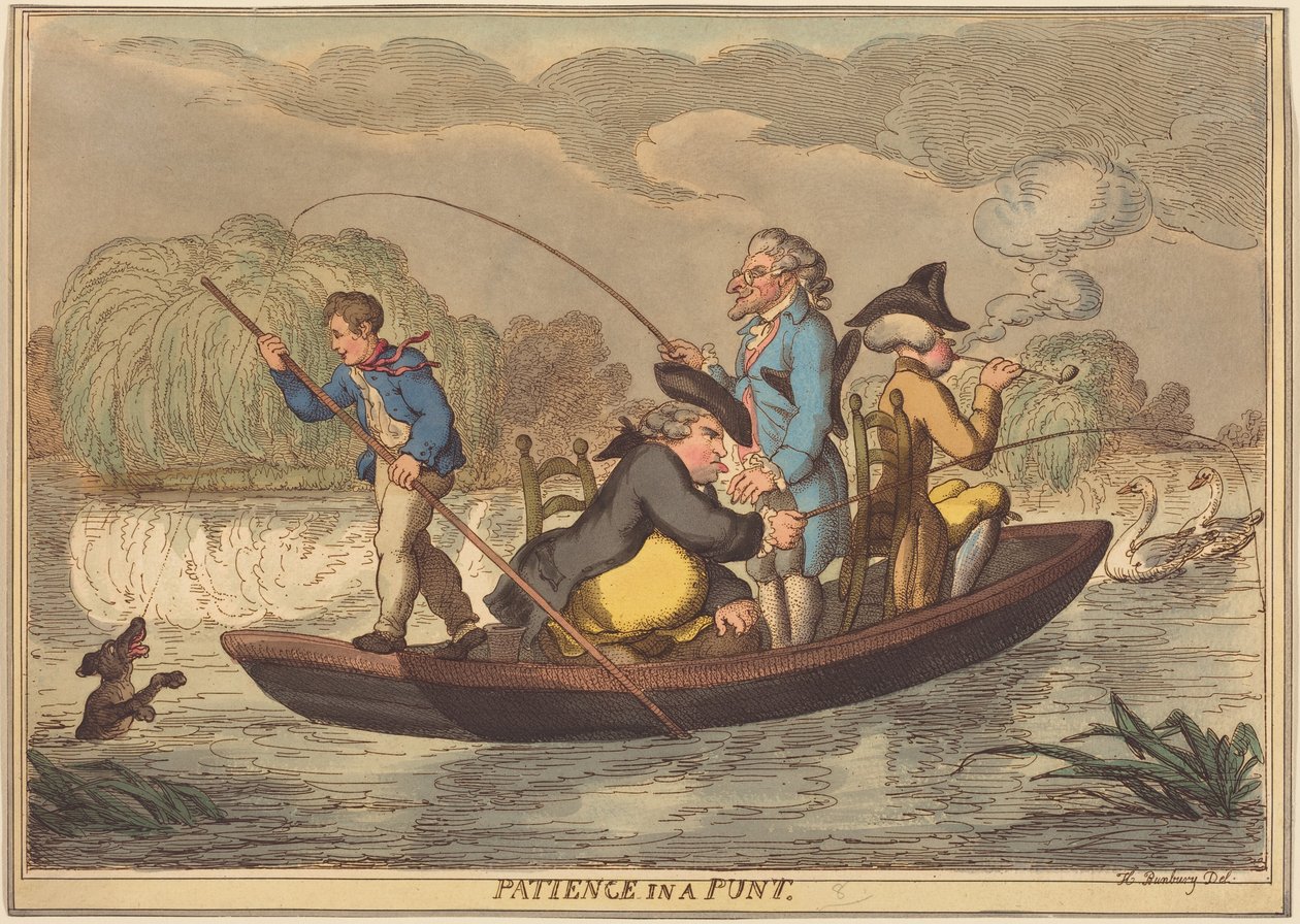 La patience dans un punt - Thomas Rowlandson