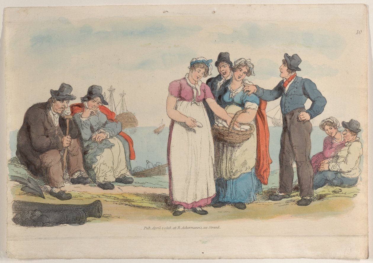 Planche 10, du Monde en Miniature, 1816 - Thomas Rowlandson
