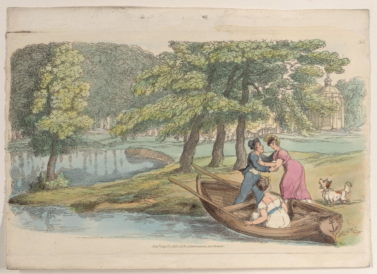 Planche 35, de World in Miniature, 1816 - Thomas Rowlandson