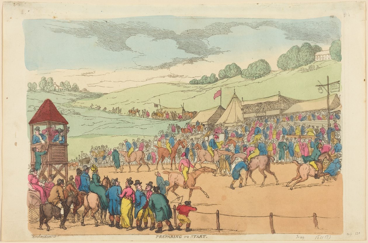 Se préparer à démarrer - Thomas Rowlandson