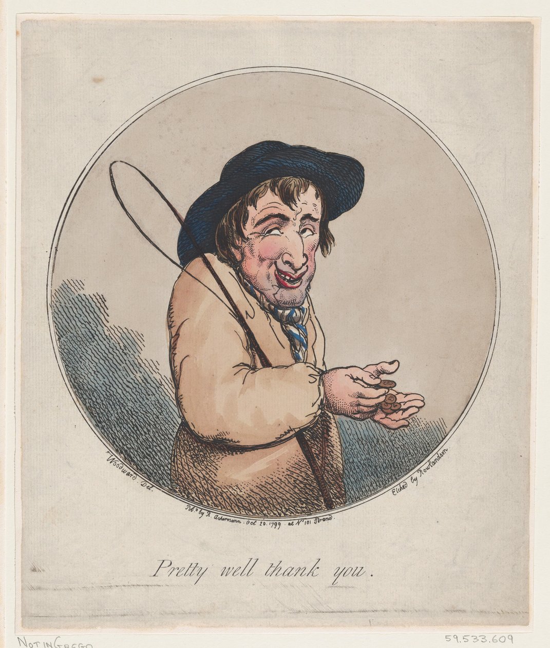 Assez bien merci, 20 octobre 1799 - Thomas Rowlandson