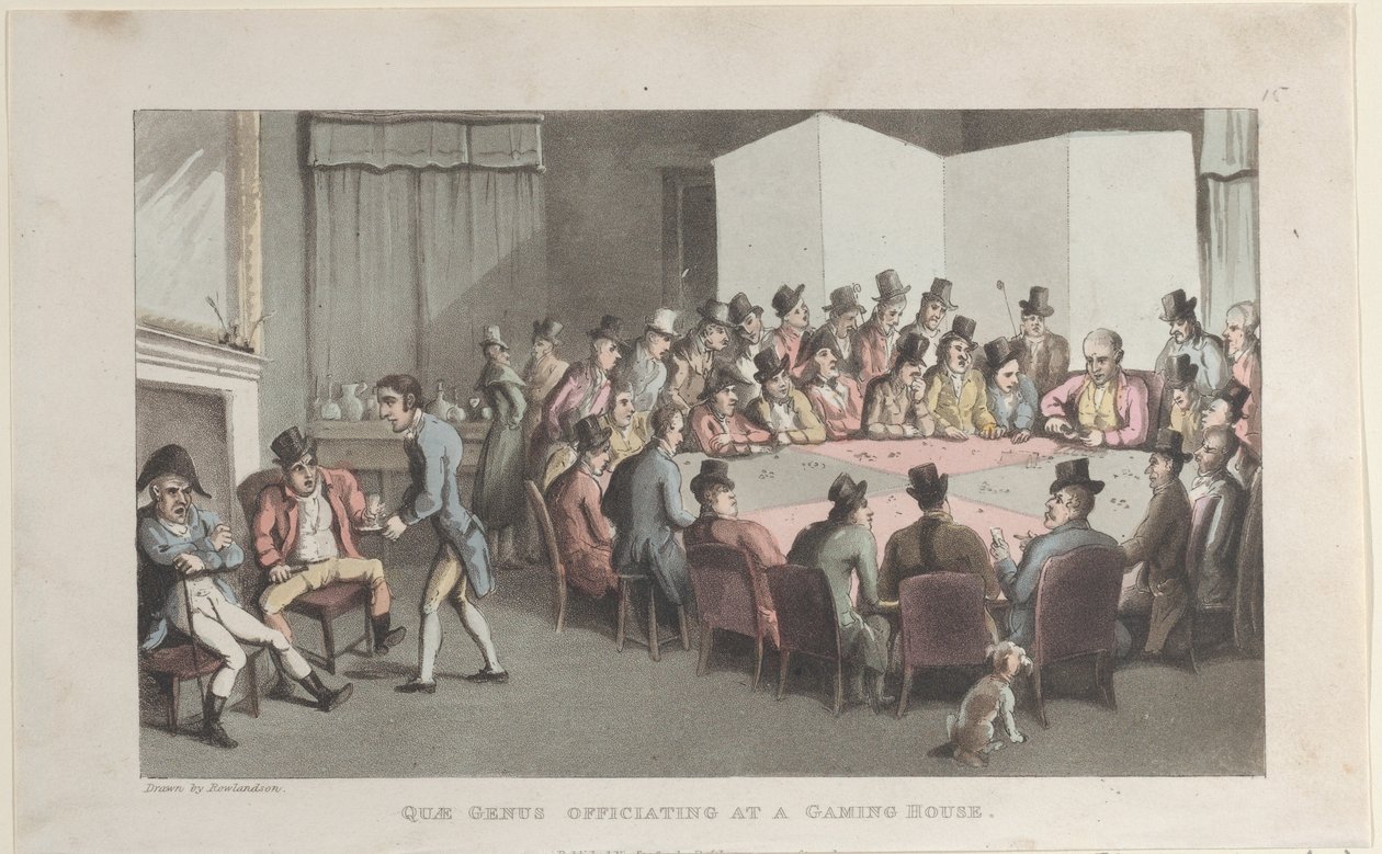 Quae Genus officiant dans une maison de jeu, de L