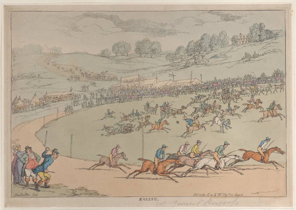 Course, 20 octobre 1811 - Thomas Rowlandson