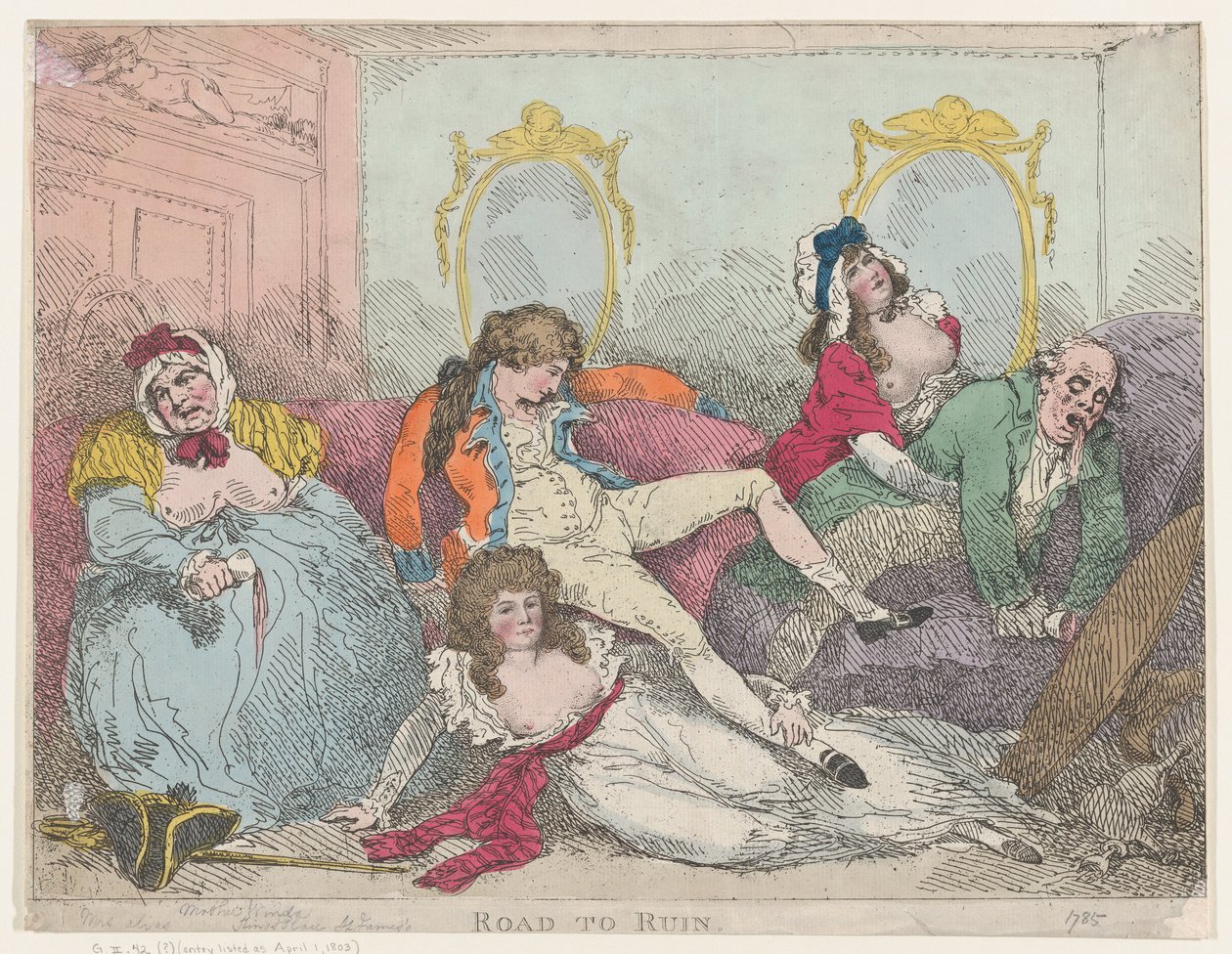 La route vers la ruine - Thomas Rowlandson
