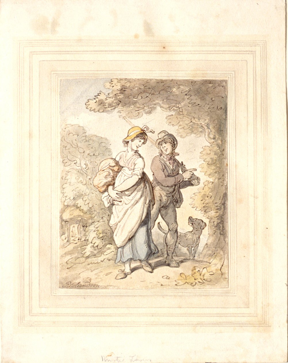 Amants rustiques - Thomas Rowlandson