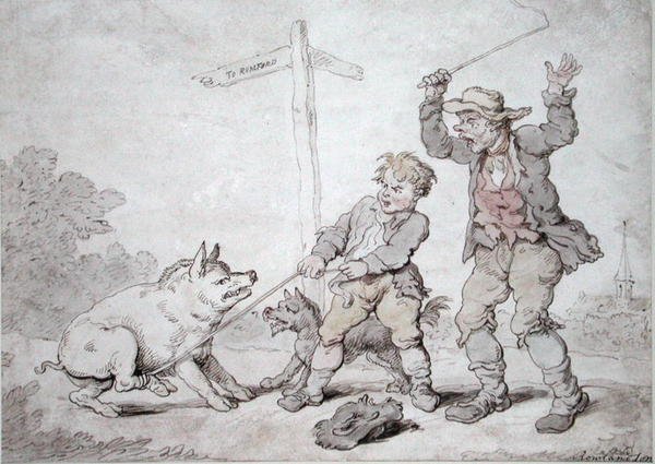 Rusty Bacon (Entêtement et persuasion) - Thomas Rowlandson