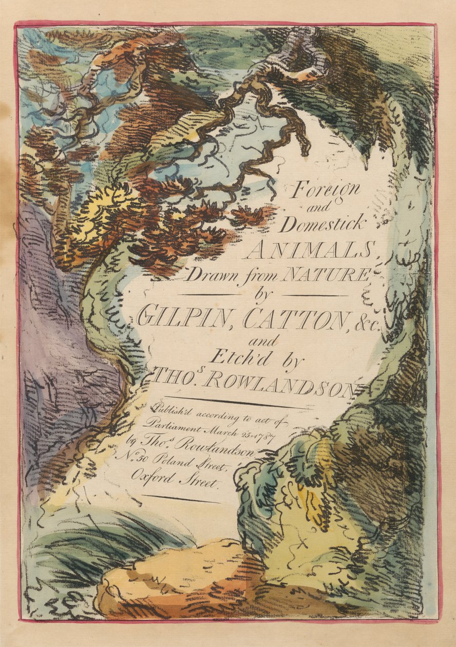 Ensemble de huit avec page de titre. 
