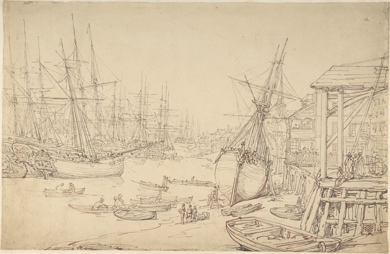 Chantier naval, Greenwich - Thomas Rowlandson