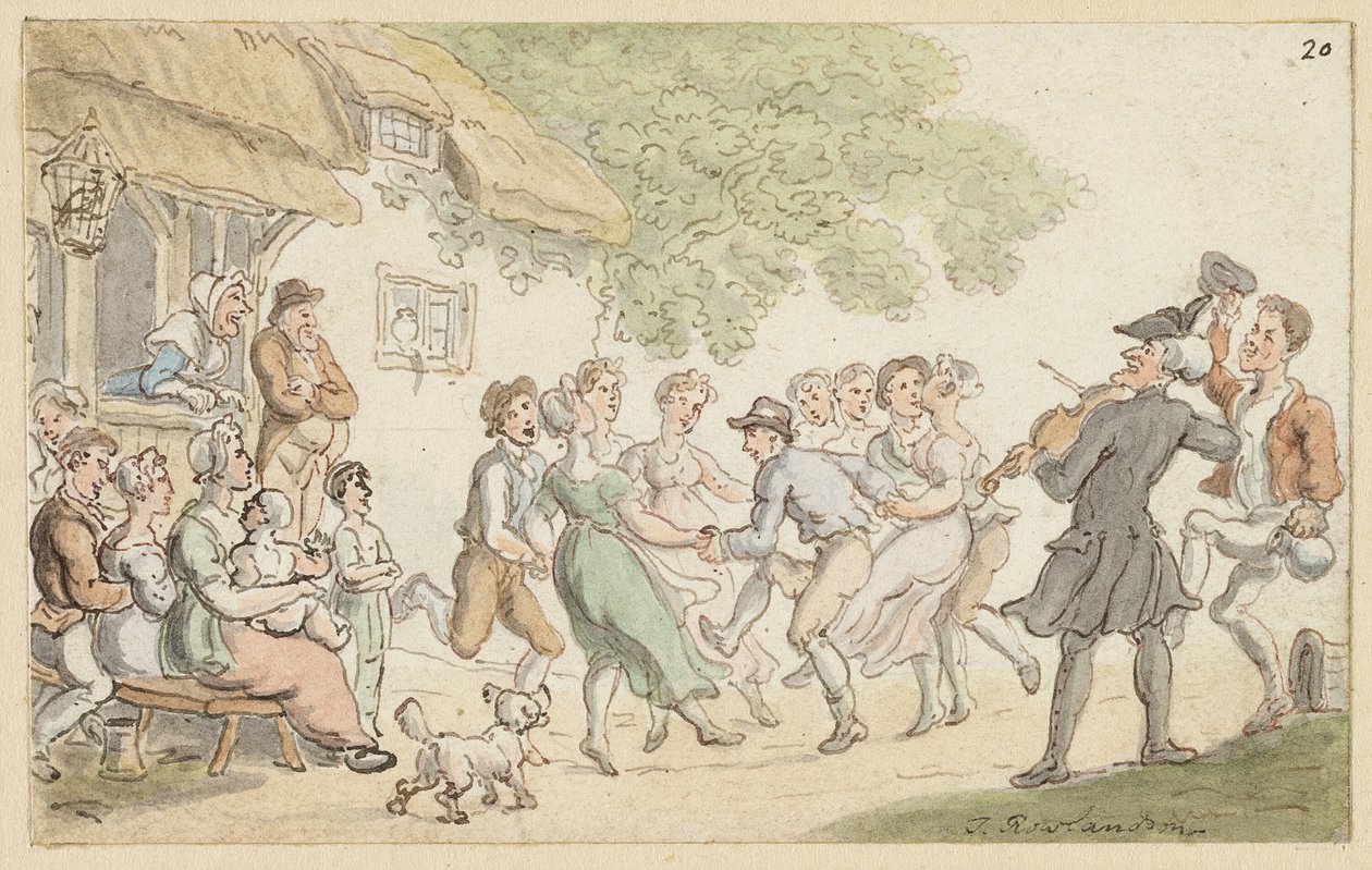 Étude pour Dr. Syntax et Sports Ruraux - Thomas Rowlandson