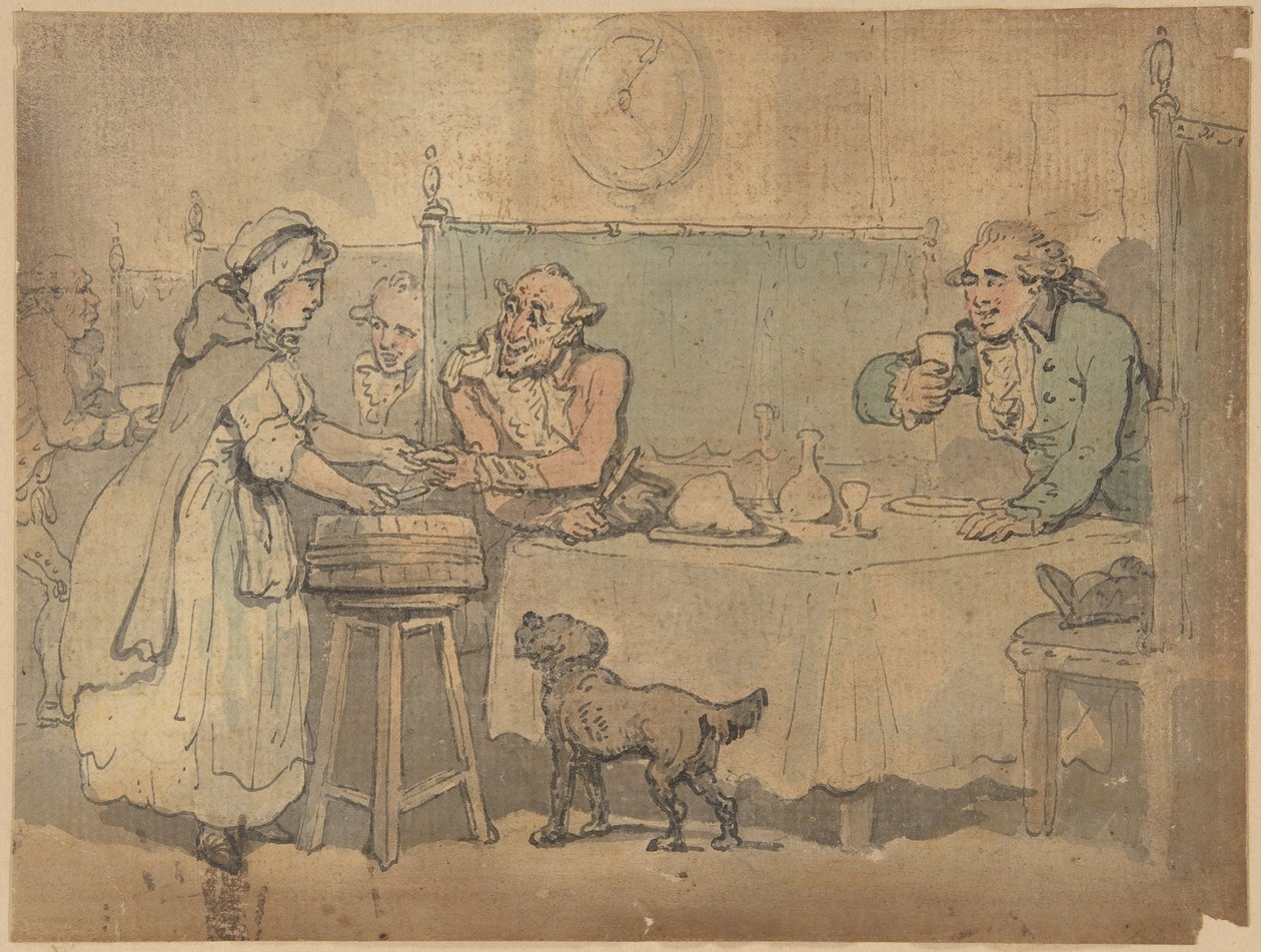 Scène de taverne - Thomas Rowlandson