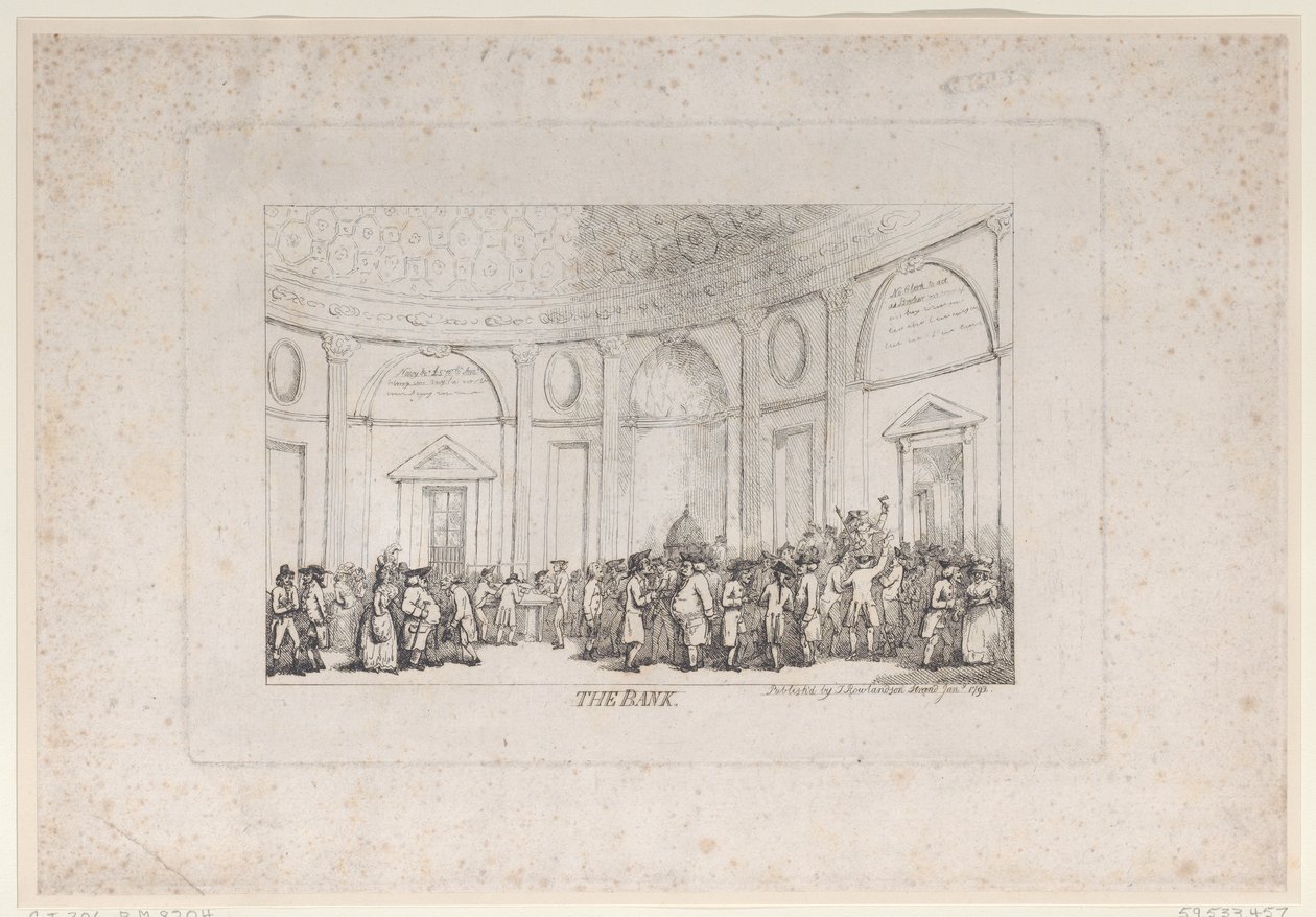 La Banque - Thomas Rowlandson