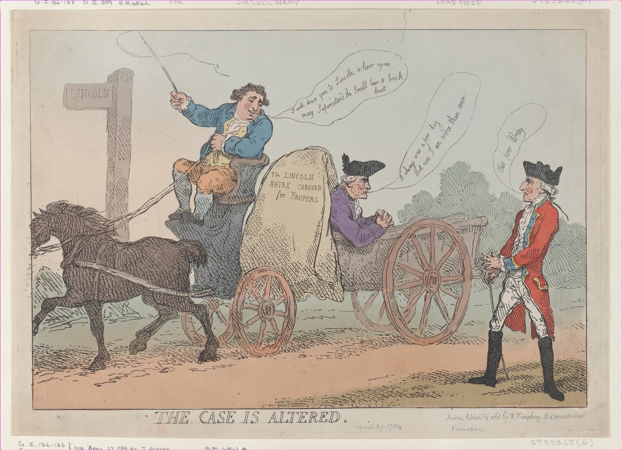 Le Cas est modifié, [29 avril 1784], republié - Thomas Rowlandson
