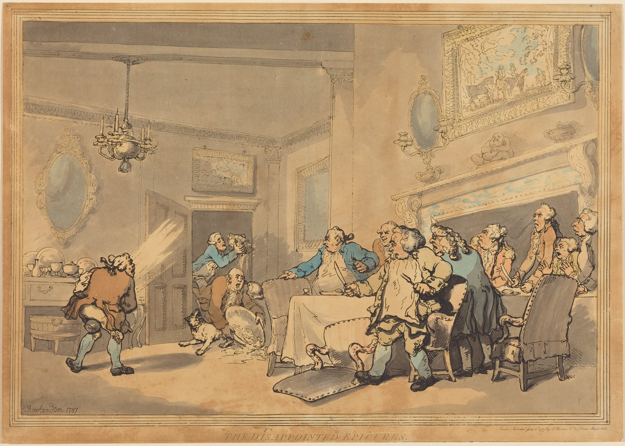 Les épicuriens déçus - Thomas Rowlandson