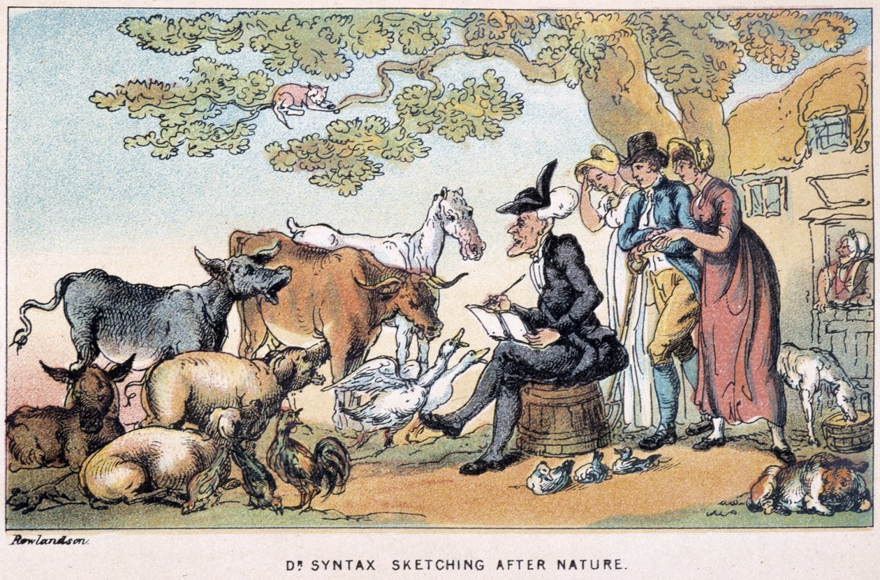 Le docteur dessine des animaux de ferme d