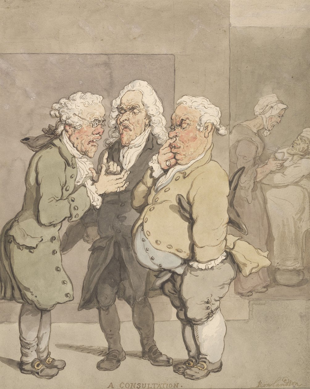 La consultation chez le médecin - Thomas Rowlandson