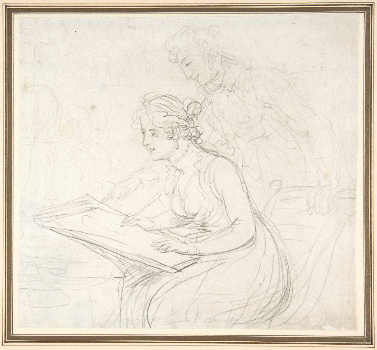 La leçon de dessin - Thomas Rowlandson