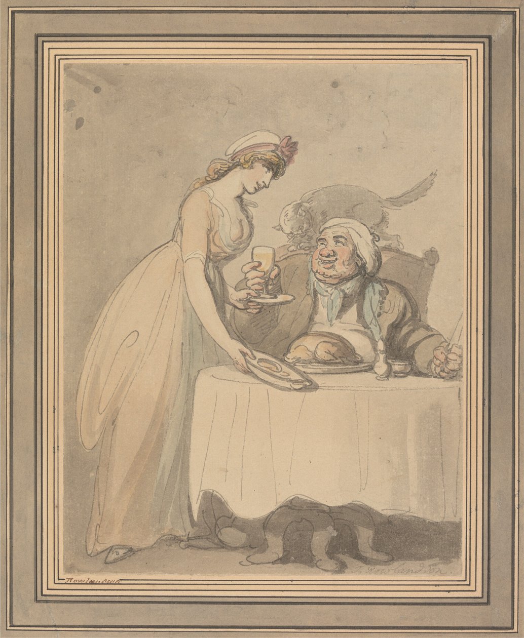 The Gourmand - Thomas Rowlandson