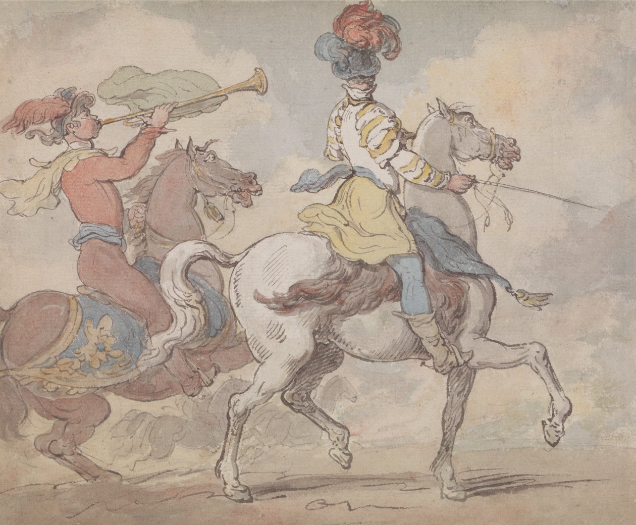 Les Hérauts - Thomas Rowlandson