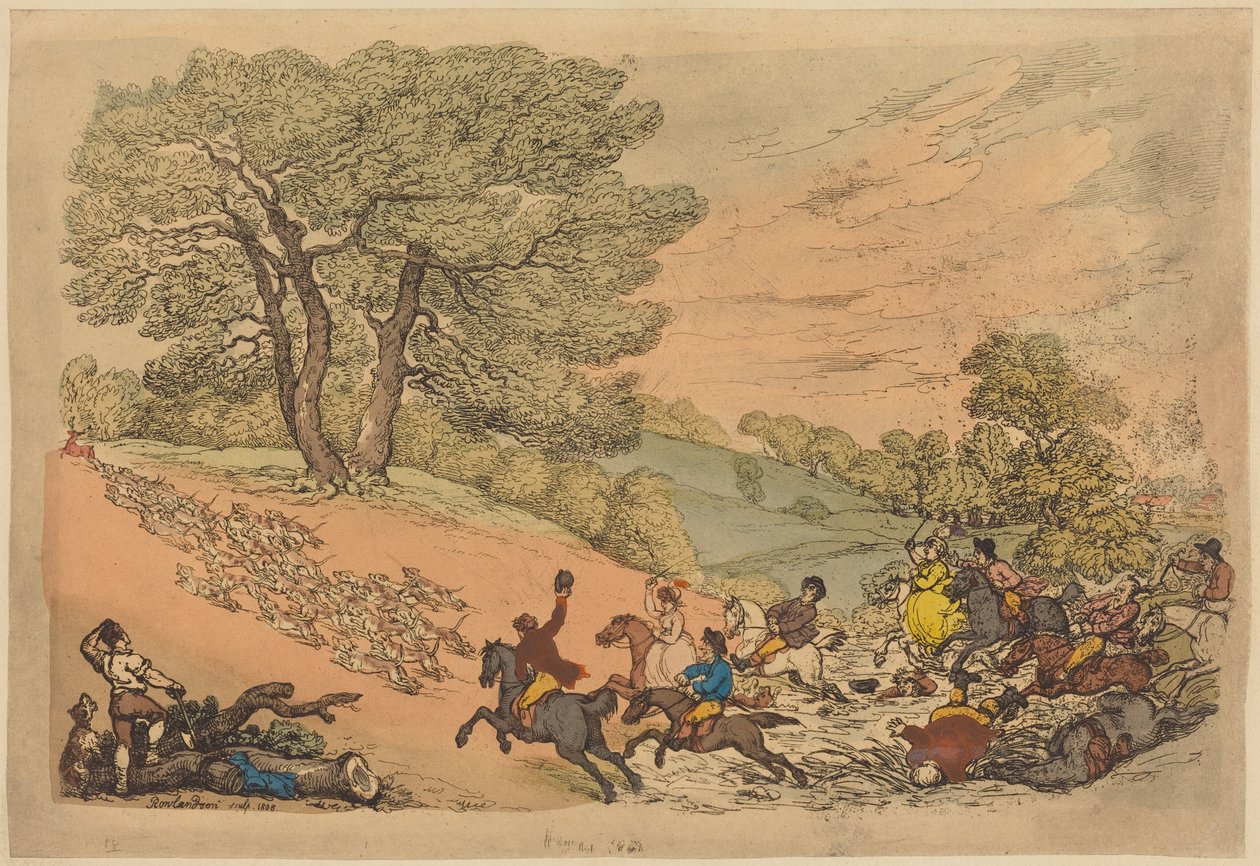 La chasse - Thomas Rowlandson
