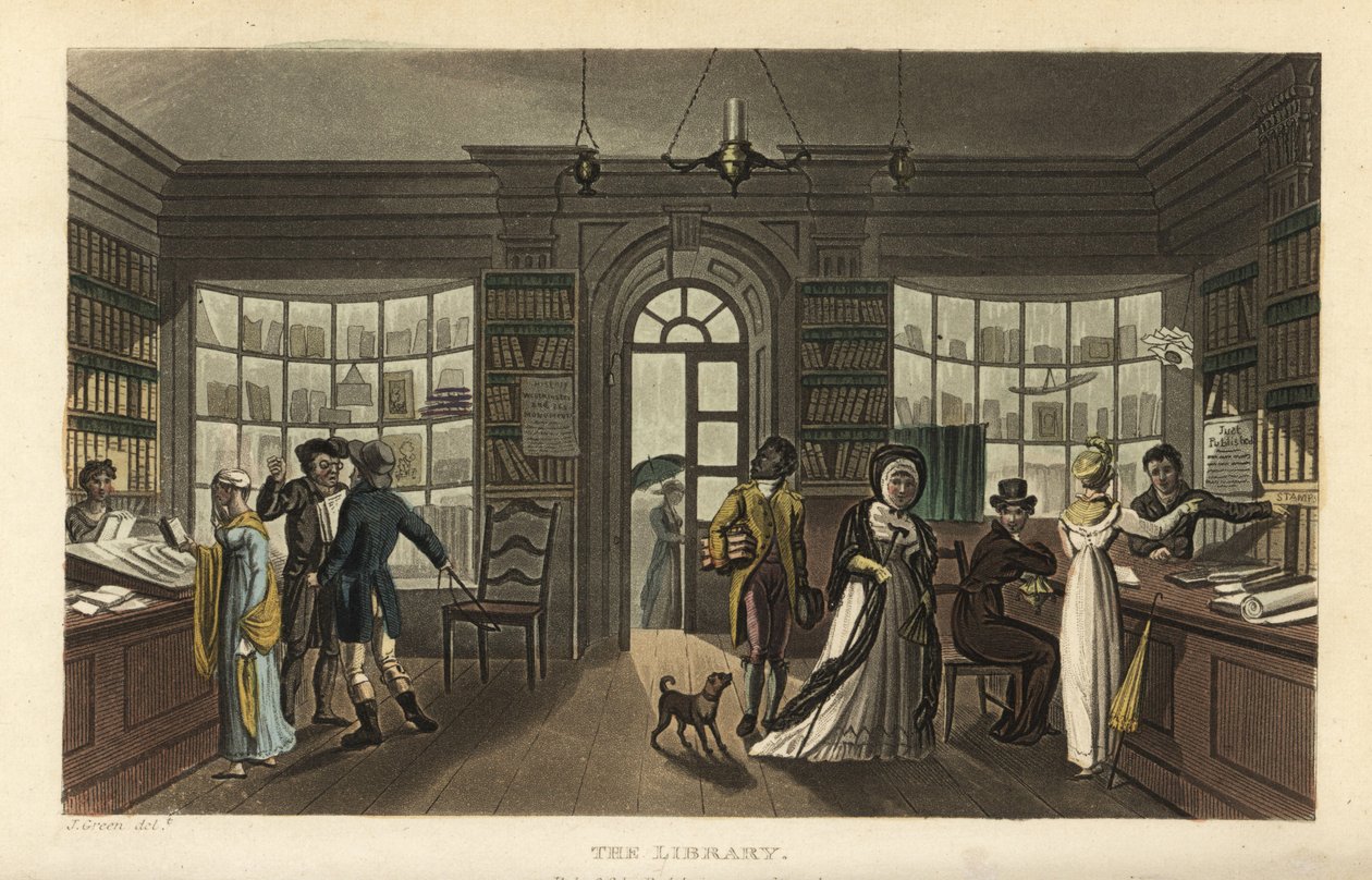 La bibliothèque - Thomas Rowlandson