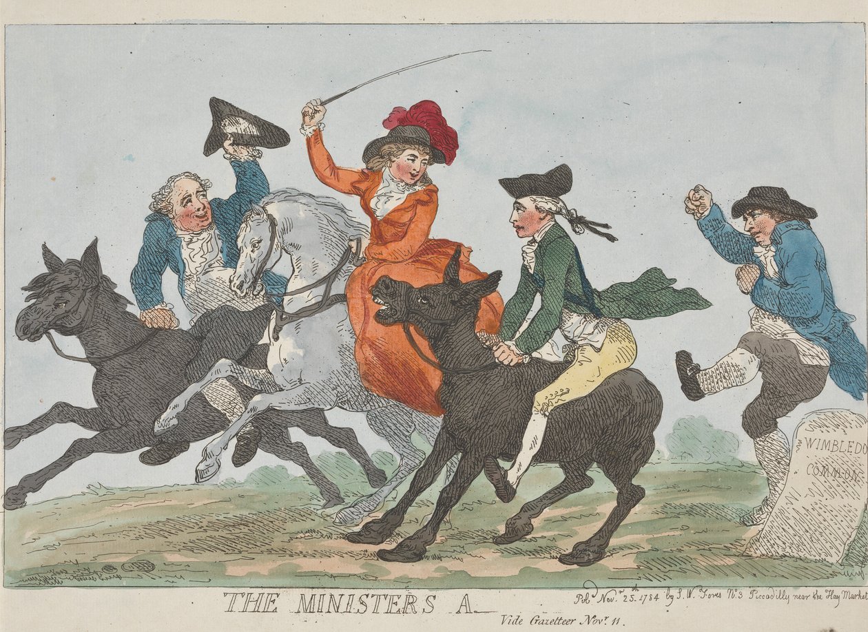 « Le cul du ministre » – Voir le « Gazetteer » – 11 novembre - Thomas Rowlandson