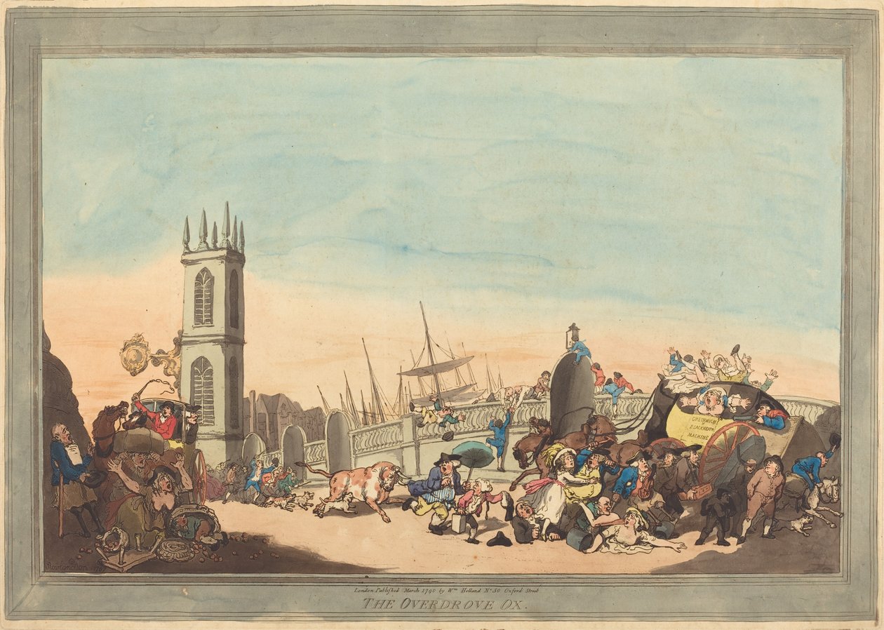 Le bœuf surmené, 1787 - Thomas Rowlandson