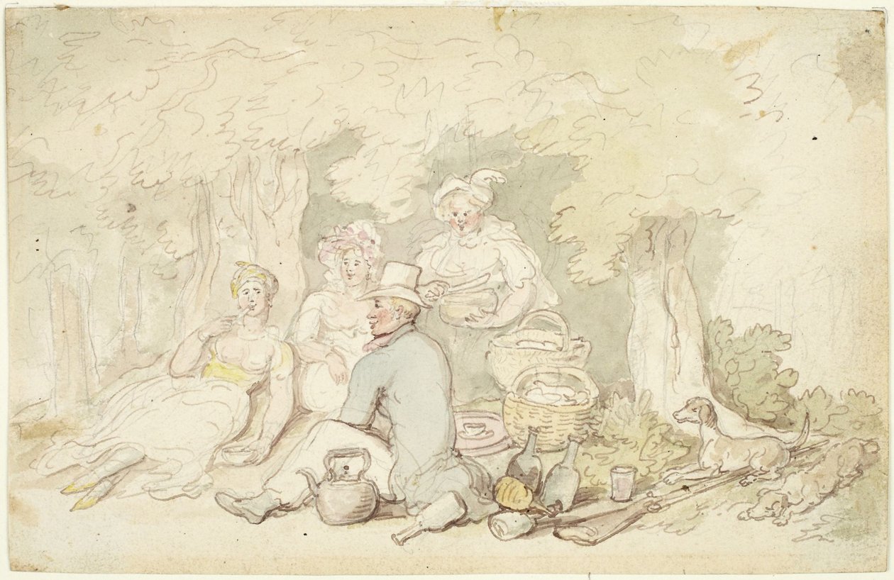 Le pique-nique - Thomas Rowlandson