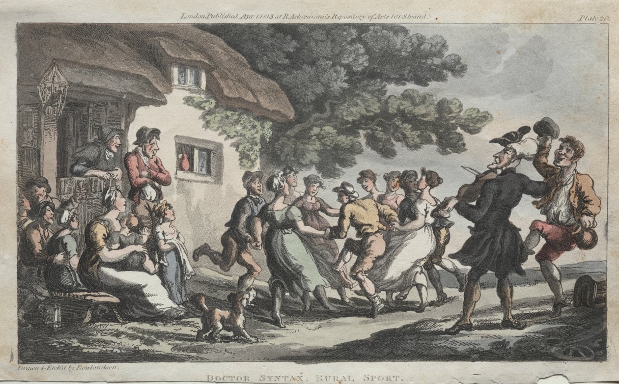 Le Révérend Dr. Syntax sport rural - Thomas Rowlandson