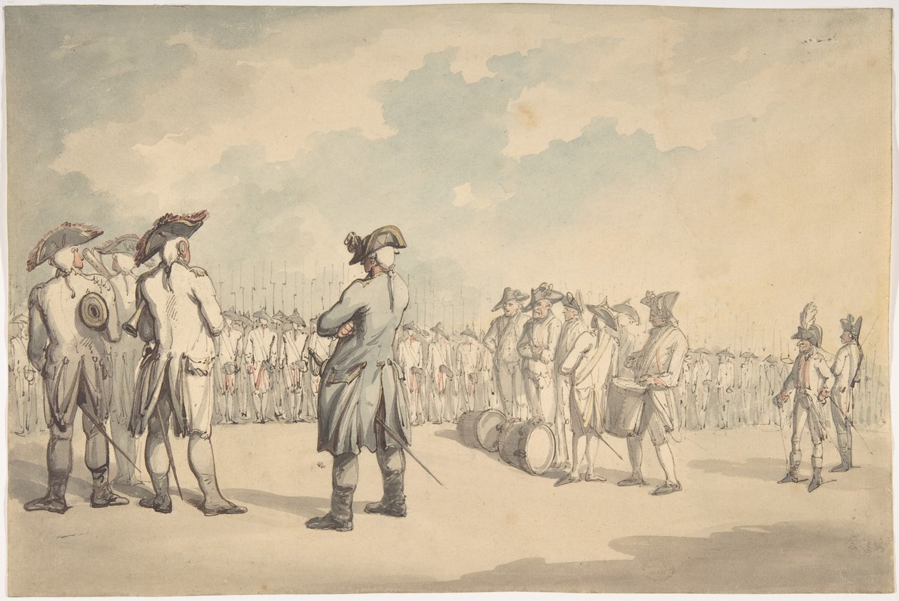 La revue - Thomas Rowlandson