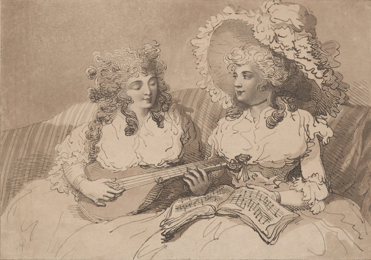 Les sirènes, 10 avril 1787 - Thomas Rowlandson