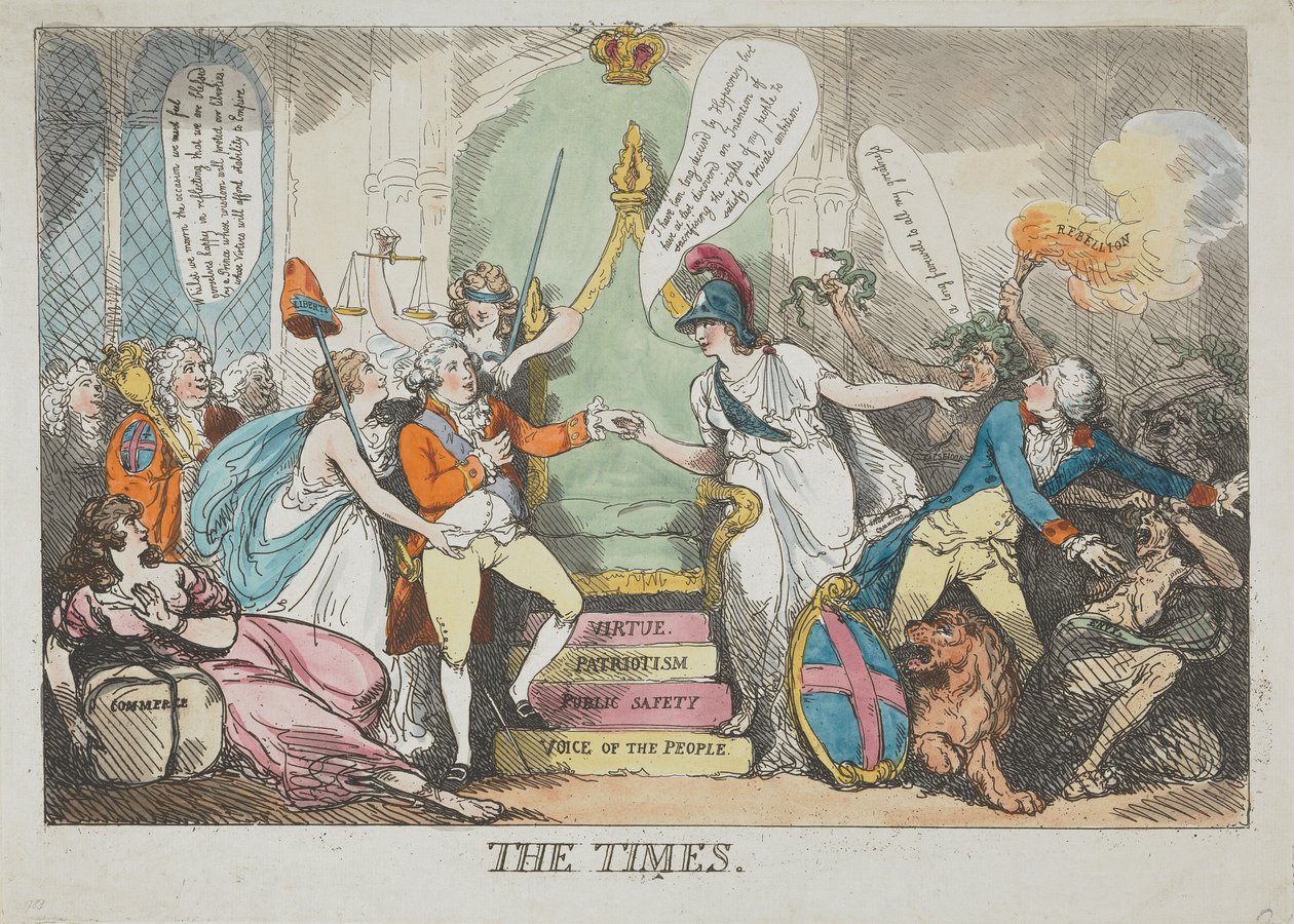 The Times - Thomas Rowlandson