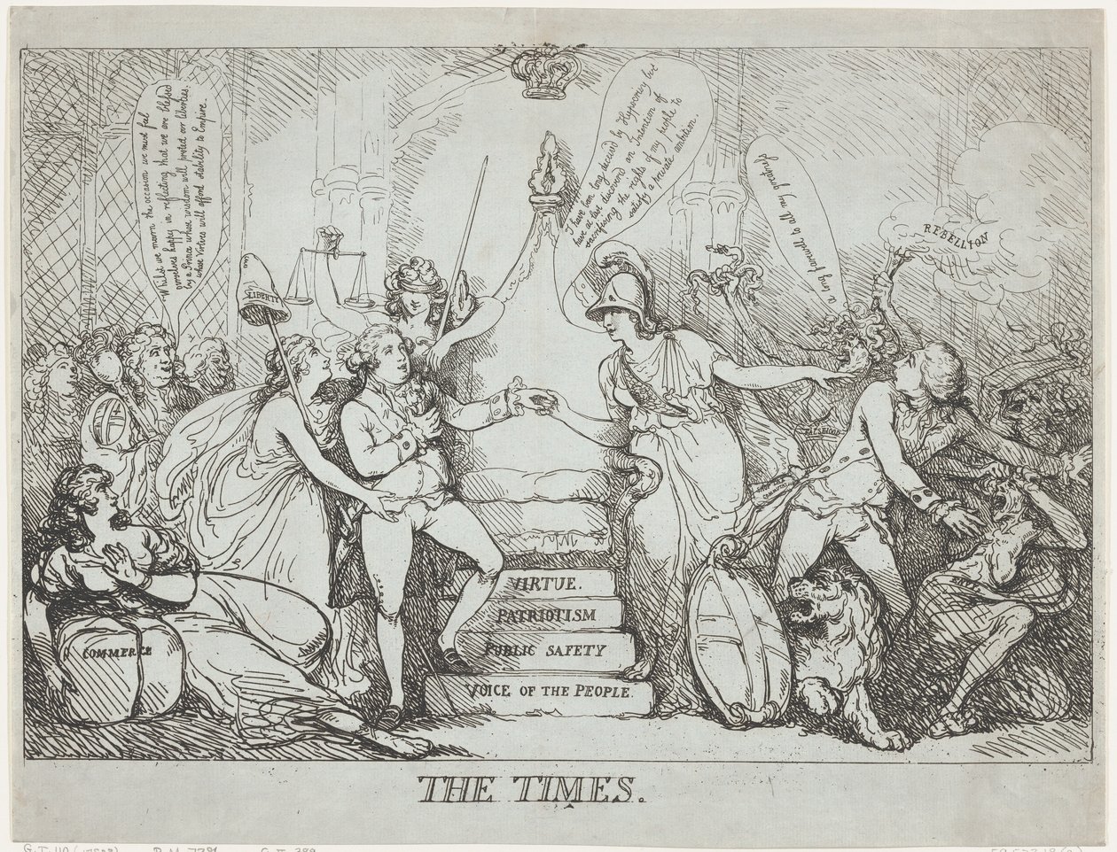 Les Temps, décembre 1788 - Thomas Rowlandson