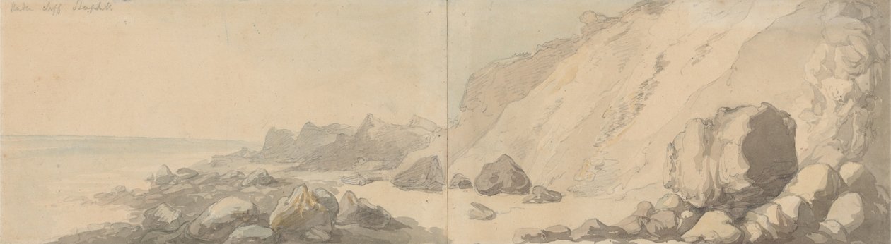 The Undercliff, Steephill, île de Wight - Thomas Rowlandson
