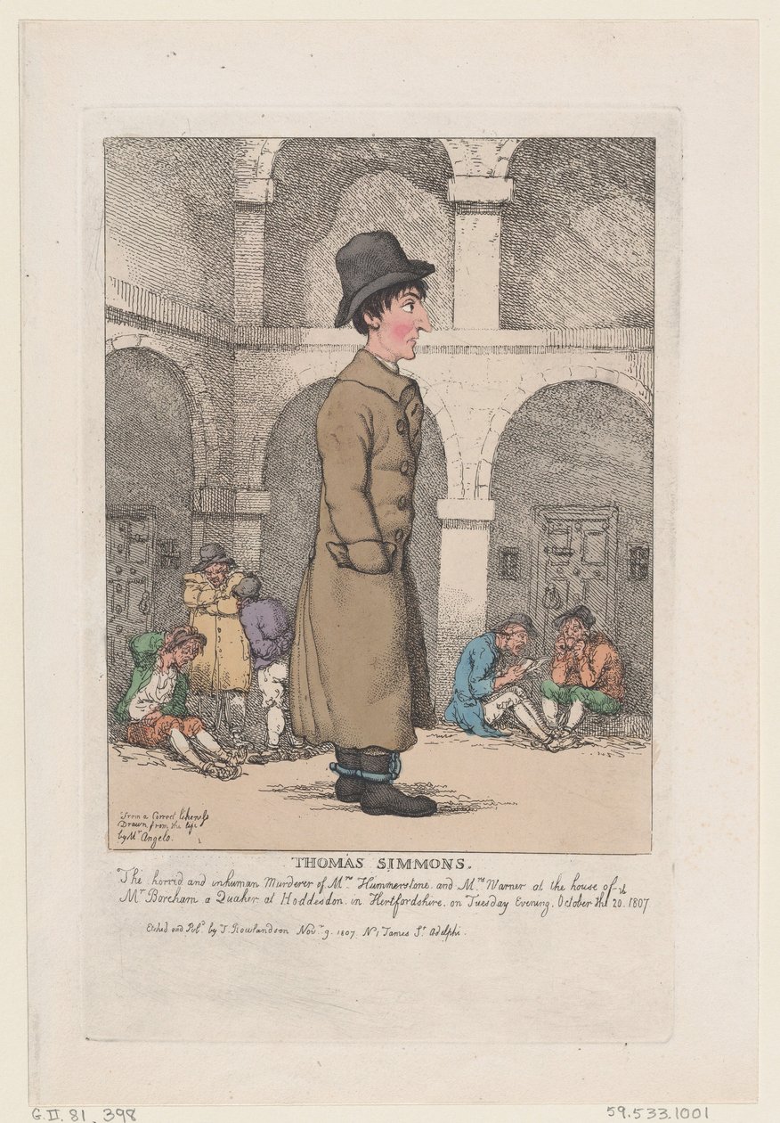 Thomas Simmons - Thomas Rowlandson