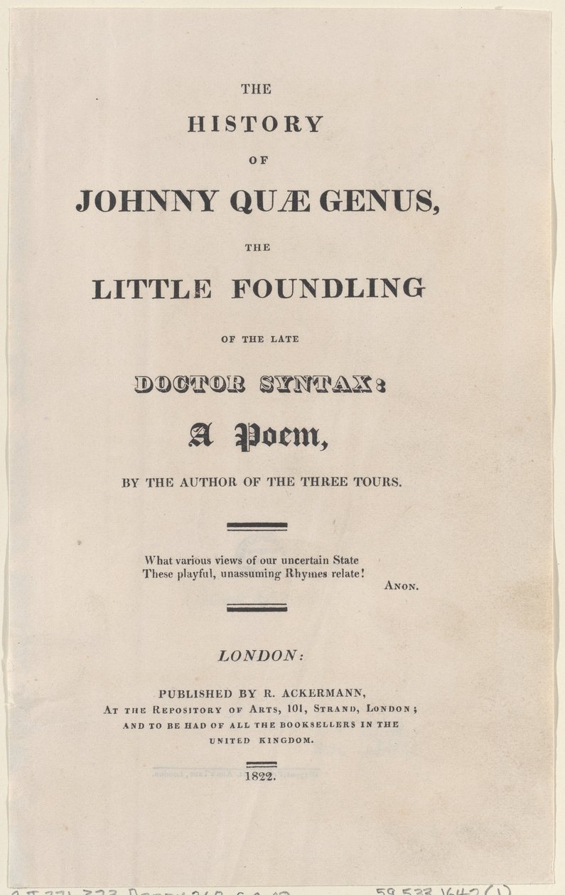 Page de titre, de L