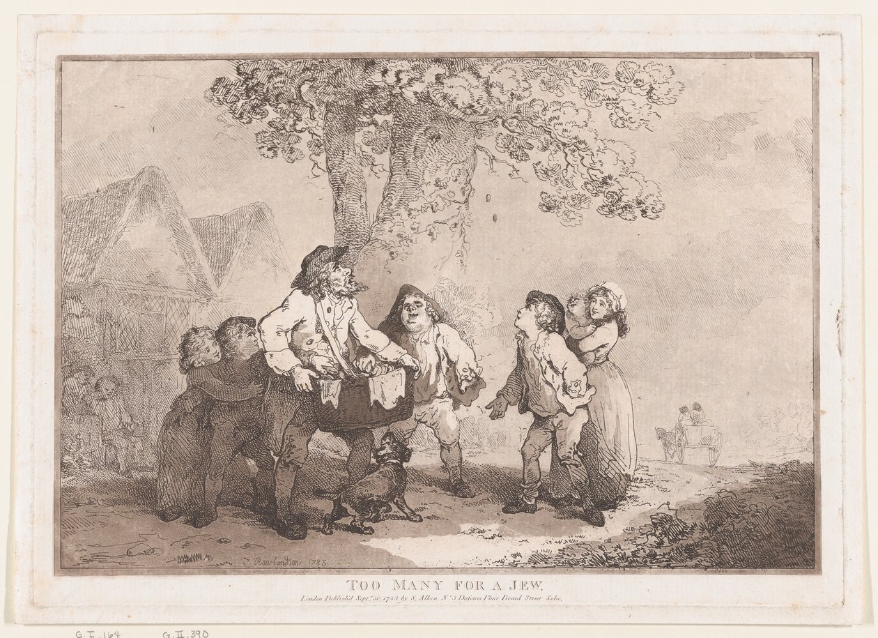 Trop pour un Juif, 20 septembre 1785 - Thomas Rowlandson