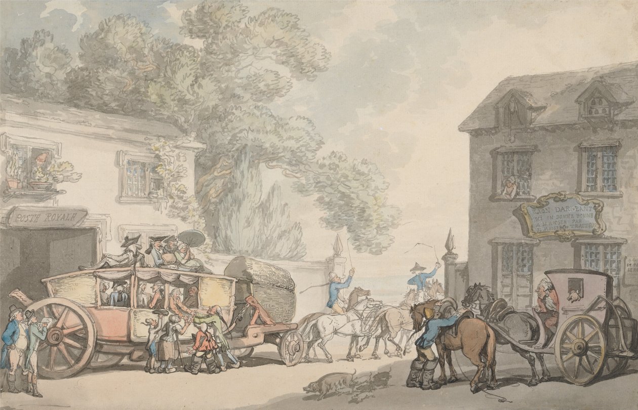 Voyager en France - Thomas Rowlandson