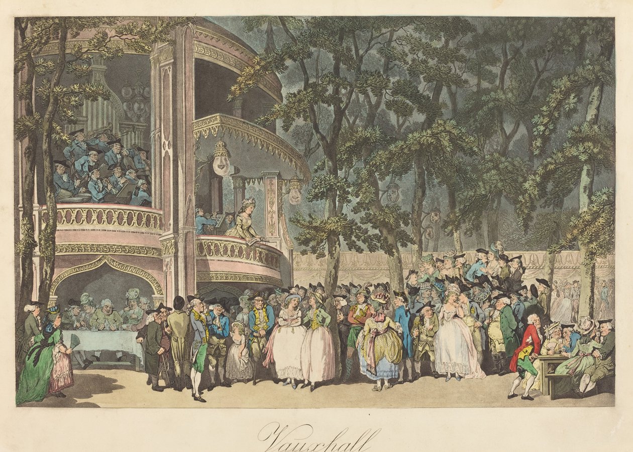 Jardins de Vauxhall - Thomas Rowlandson
