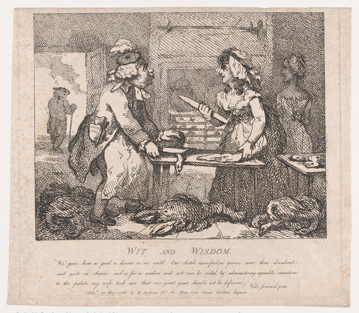 Esprit et sagesse Beautés pittoresques de Boswell, Première partie - Thomas Rowlandson