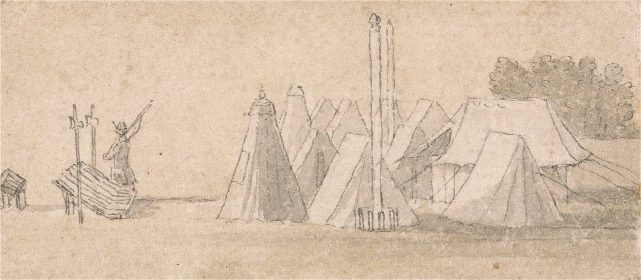 Scène de campement - Thomas Sandby