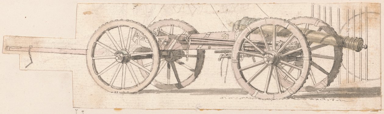 Fusil et avant-train, n° 7 - Thomas Sandby